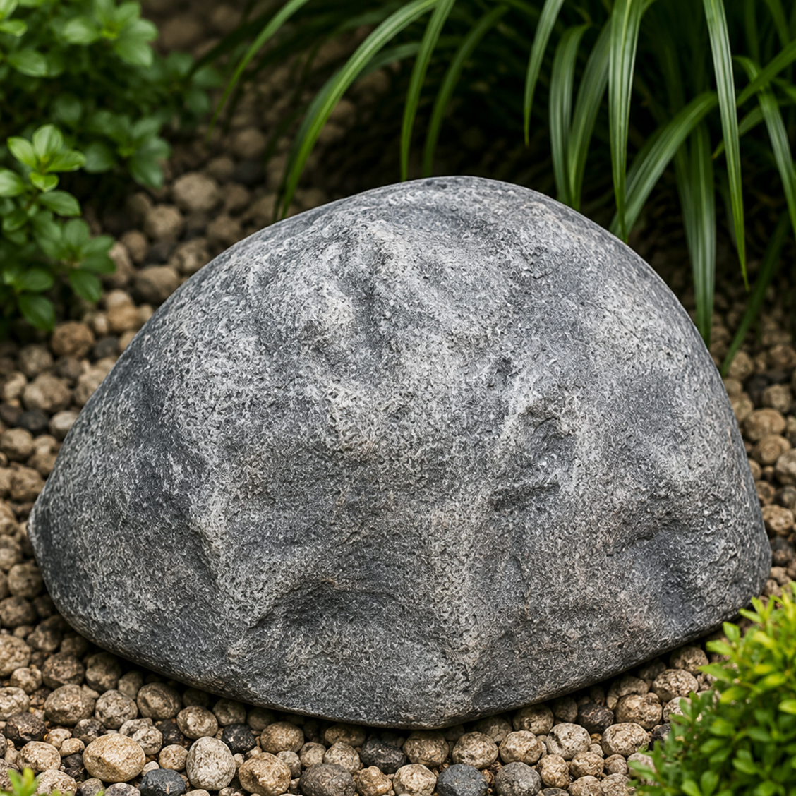 Large Round Indoor Rock. Dimensions: 26.97" x 22.99" x 11.81"