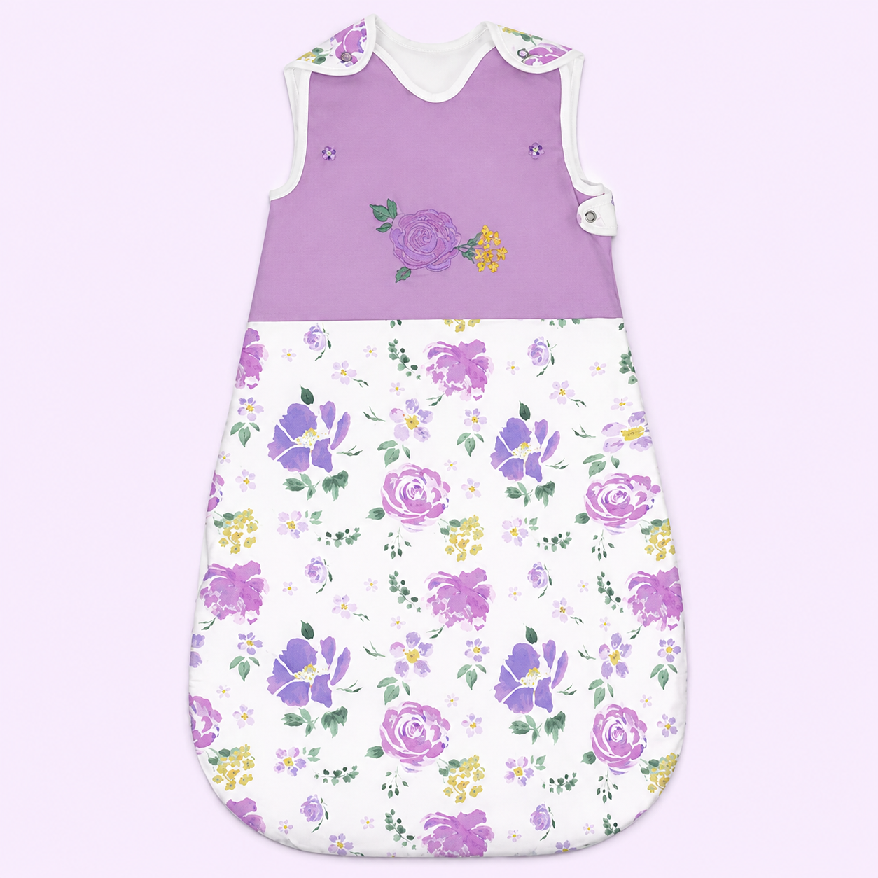 Abracadabra Floral Lavender Baby Sleeping Bag