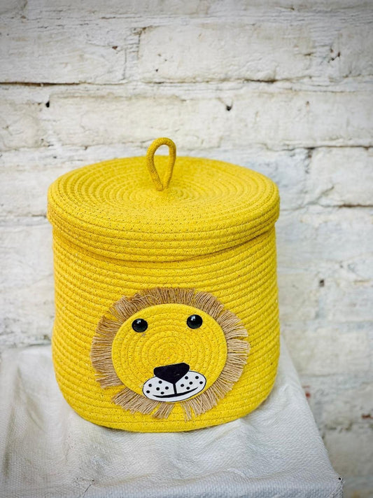 Lion Face Kids Storage Basket