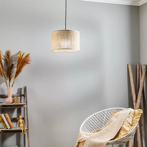 Liora Handcrafted Jute Pendant Light