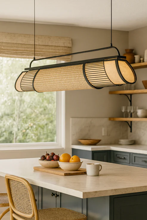 Lizbeth Handcrafted Bamboo Chandelier