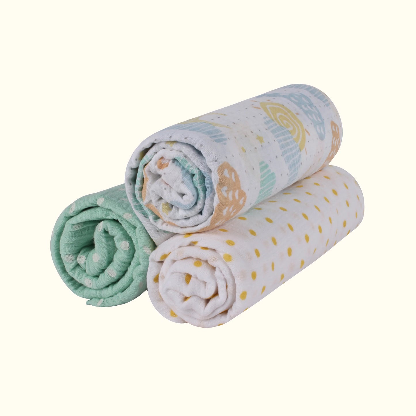 Abracadabra Muslin Swaddles – Set of 3