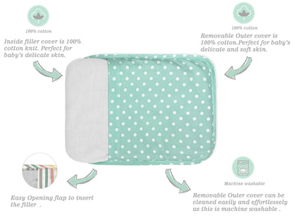 Abracadabra Lost in Clouds Rai Mustard Seed Baby Pillow