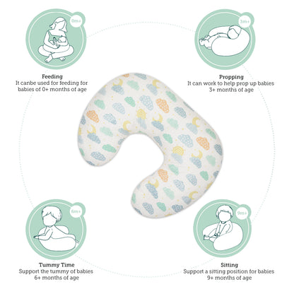 Lost in Clouds Feeding & Nursing Pillow
