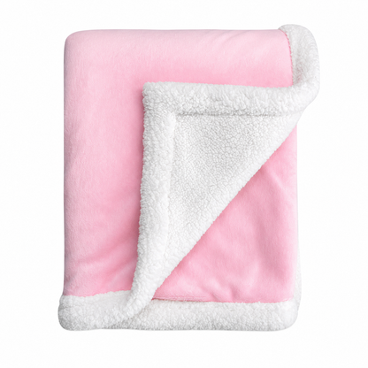 Abracadabra Luxury Chamois & Sherpa Blanket