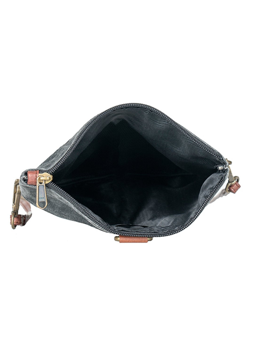 Artaflora – Finley Canvas Bag Recycled Sling Bag For Women and Girls (Black)