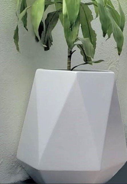 YUVA FRP Planter – 3D Geometric Design for Modern Spaces