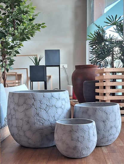 TAMRA Round FRP Planter – Elegant Premium Design for Every Space