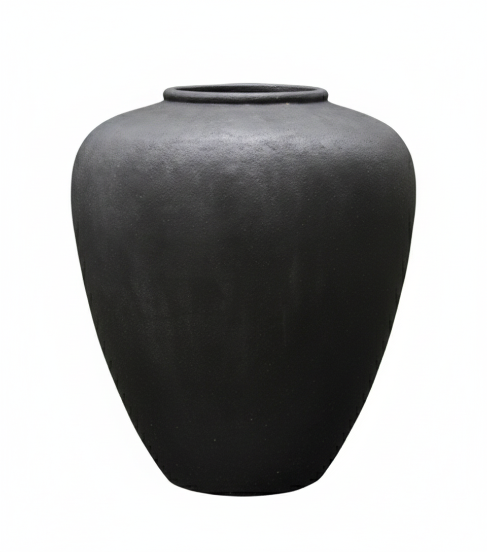 Sundara Large Black Urn (42 inches X 43 inches)