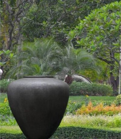 Sundara Large Black Urn (42 inches X 43 inches)