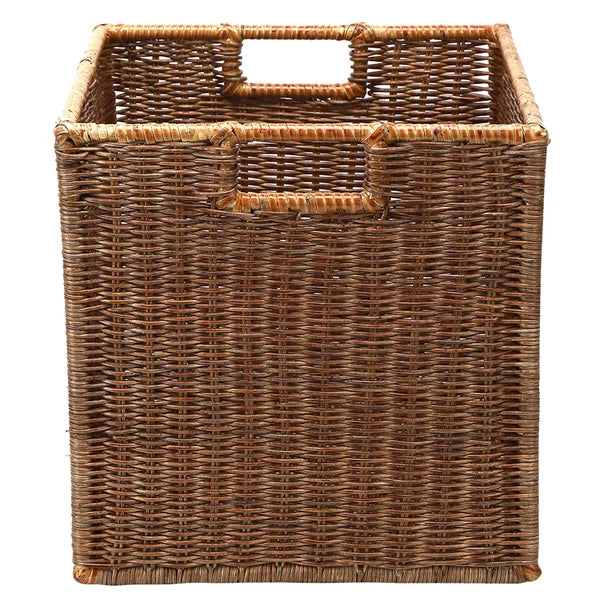 Meghna Handwoven Wicker Wardrobe Basket