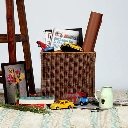 Meghna Handwoven Wicker Wardrobe Basket