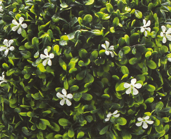 Artificial Melaine White Topiary Ball