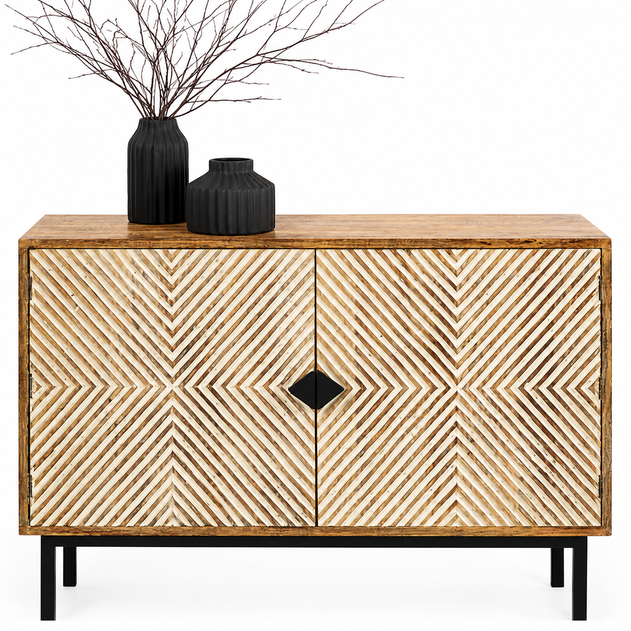 Mia Handcrafted Mango Wood Sideboard