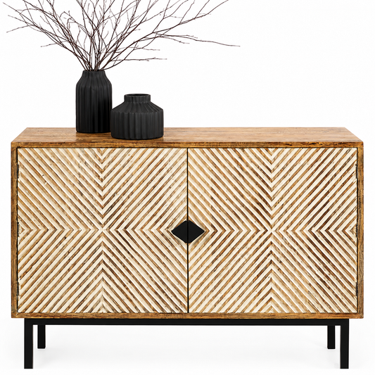 Mia Handcrafted Mango Wood Sideboard