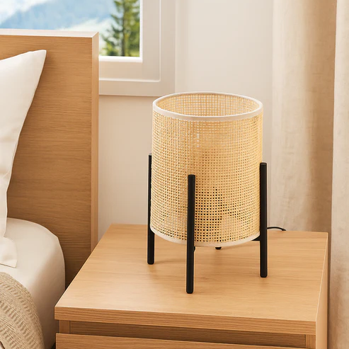Mirai Handcrafted Rattan Table Lamp