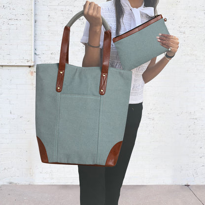 Cleveland Tote Handbag for Women – Sky