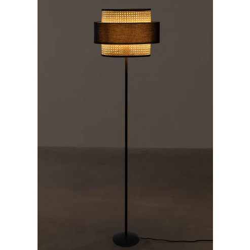Avita Handcrafted Rattan Floor Lamp