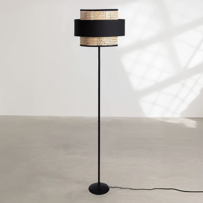 Avita Handcrafted Rattan Floor Lamp