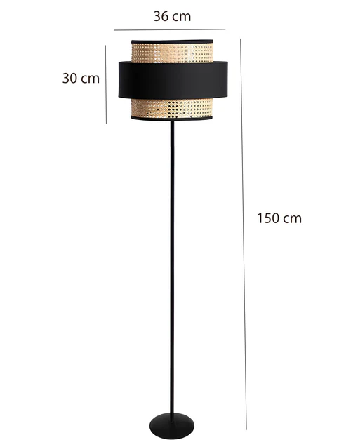 Avita Handcrafted Rattan Floor Lamp