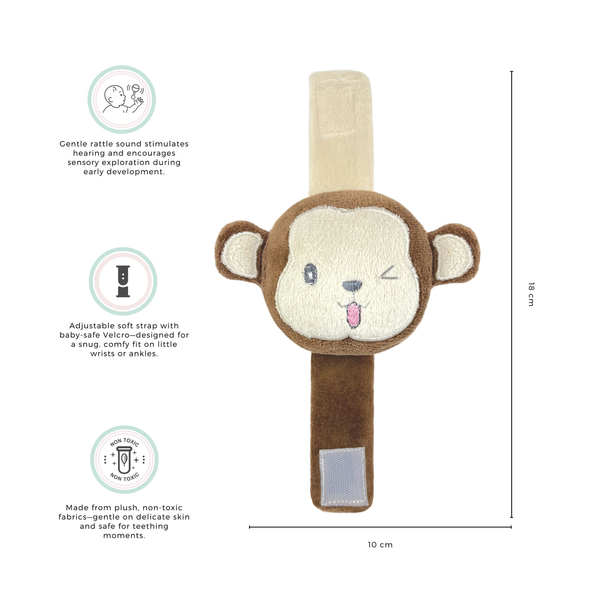 Monkey Wrist Rattle