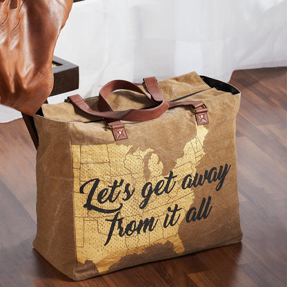Let’s Get Away Weekender Handbag For Men & Women