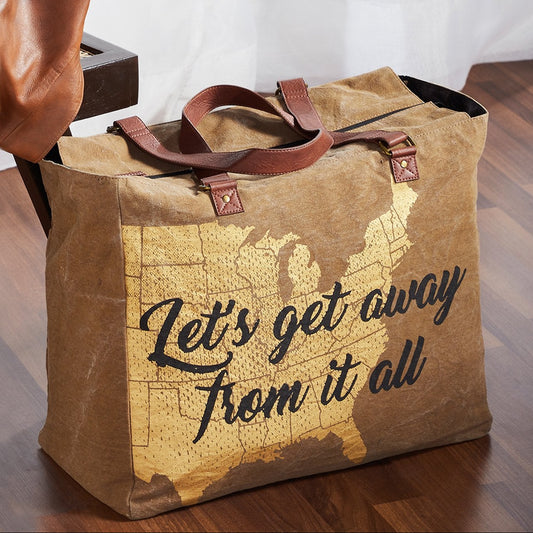 Let’s Get Away Weekender Handbag For Men & Women
