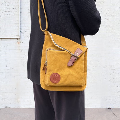 City Slicker Crossbody Sling bag For Men & Women – Mustard