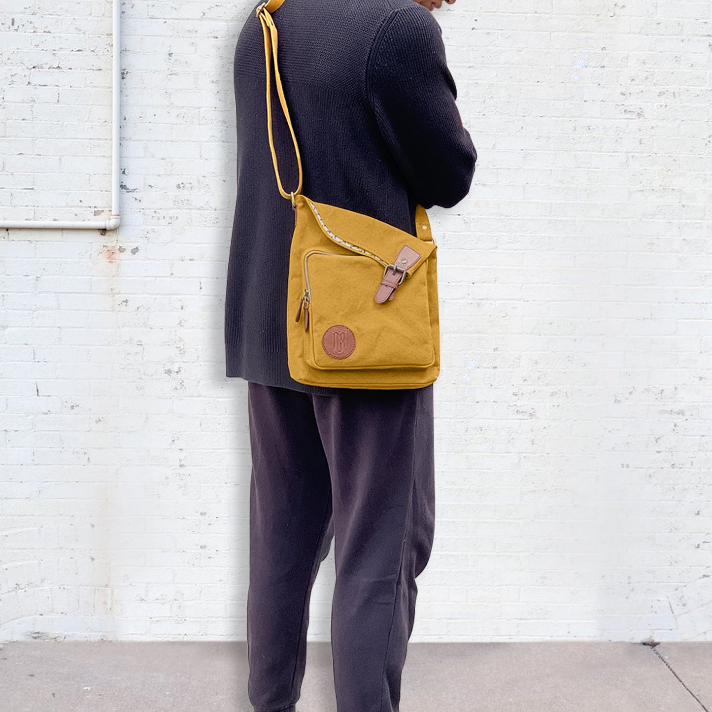 City Slicker Crossbody Sling bag For Men & Women - Mustard