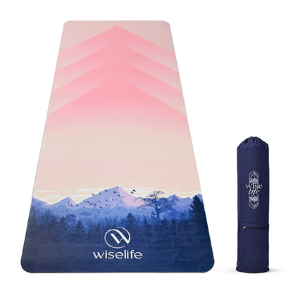 Professional PU & Natural Rubber Yoga Mat - 6mm