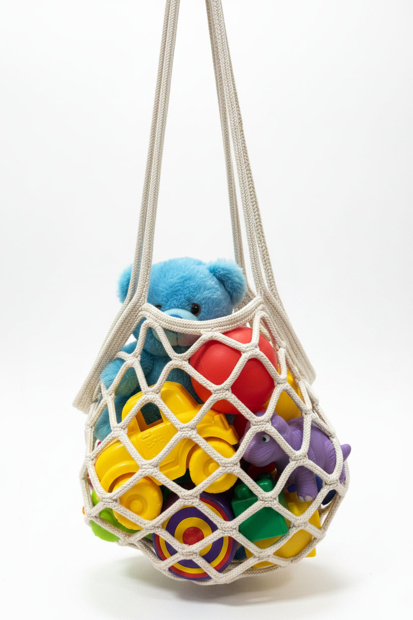 Multipurpose Woven Polyester Rope Handbag
