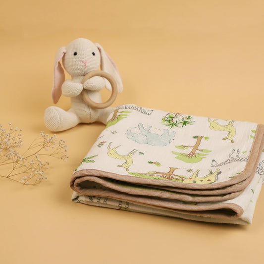 Abracadabra Reversible Muslin Blanket