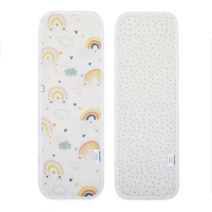 Muslin Burp Pad - Rainbow