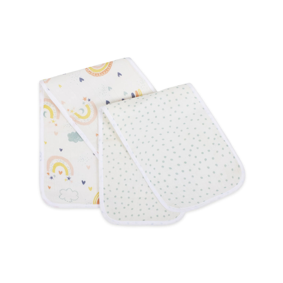 Muslin Burp Pad - Rainbow
