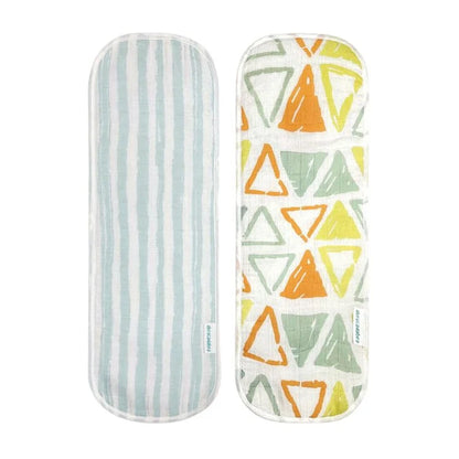 Muslin Burp Pad - Triangles Print