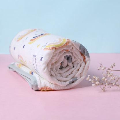 Abracadabra Reversible Muslin Blanket