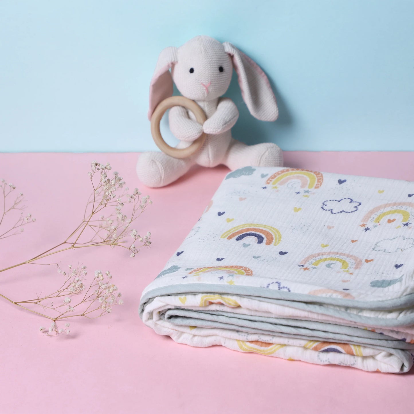 Abracadabra Reversible Muslin Blanket