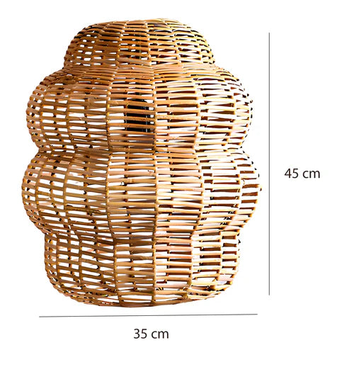 Handcrafted Bamboo Rattan Pendant Light Nalin