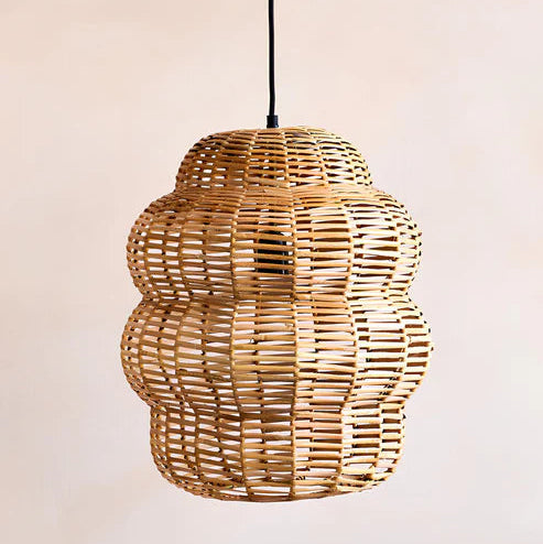 Handcrafted Bamboo Rattan Pendant Light Nalin