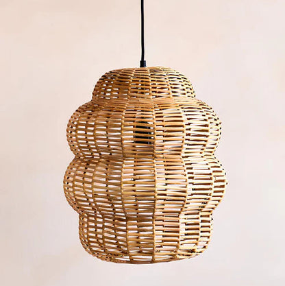 Handcrafted Bamboo Rattan Pendant Light Nalin
