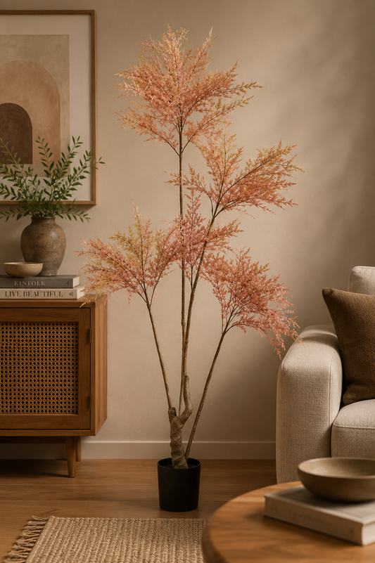 Premium Artificial Nandina Heavenly Bamboo Tree 47"