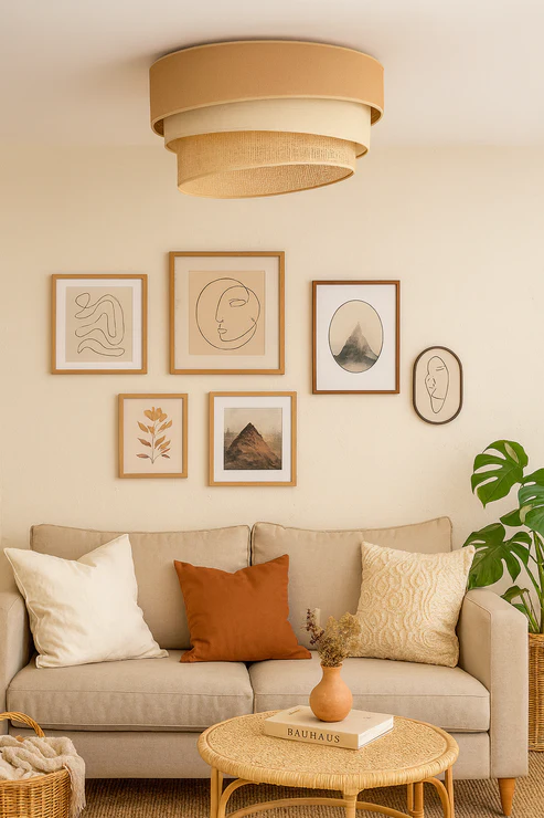 Rulkia Handcrafted Jute Hanging Light