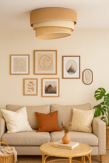 Rulkia Handcrafted Jute Hanging Light