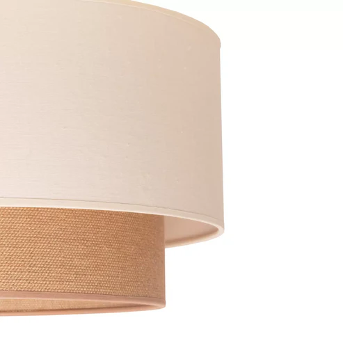 Tejas Handcrafted Dual-Tier Jute Pendant Light