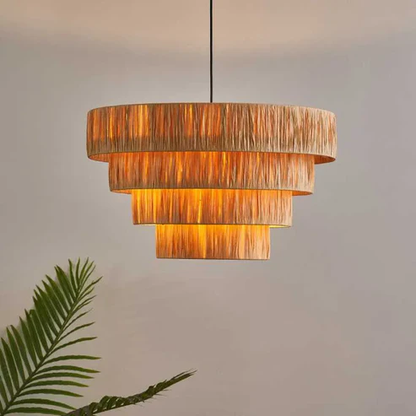 Advik Handcrafted Raffia Hanging Light