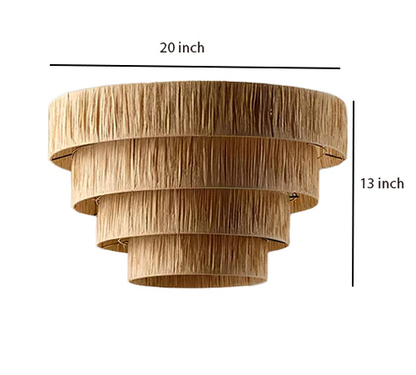 Advik Handcrafted Raffia Hanging Light