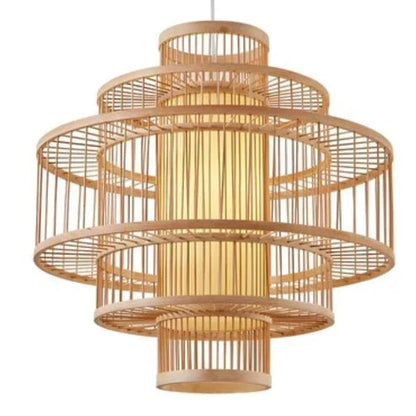 Handcrafted Bamboo Rattan Pendant Light Navya