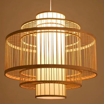 Handcrafted Bamboo Rattan Pendant Light Navya