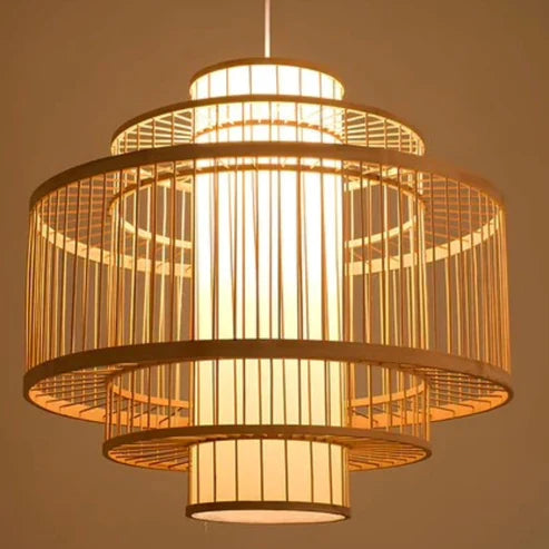 Handcrafted Bamboo Rattan Pendant Light Navya