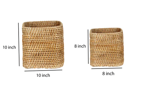 Navya Handcrafted Rattan Planter
